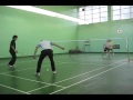 20111218 badminton friends play