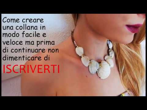 Come Fare La Collana Con Le Conchiglie Stile Chiara Ferragni Youtube