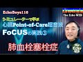 心臓Point-of-Care超音波（FoCUS）の実践③　肺血栓塞栓症