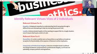 BUSINESS ETHICS INDIVIDUAL ASSIGNMENT