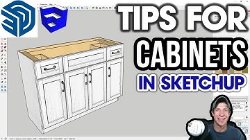 10 Tips for Modeling CABINETS in SketchUp!