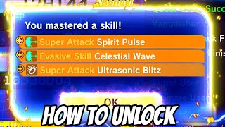 HOW TO GET CELESTIAL WAVE, SPIRIT PLUSE, & ULTRASONIC BLITZ PQ 151 In Dragon Ball Xenoverse 2