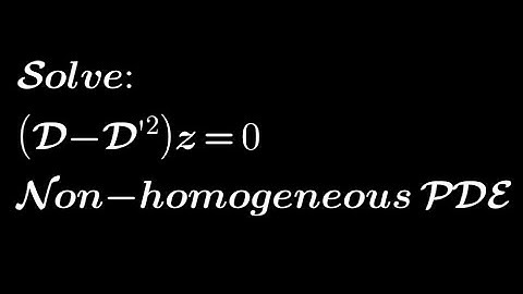 Solve: (D-D