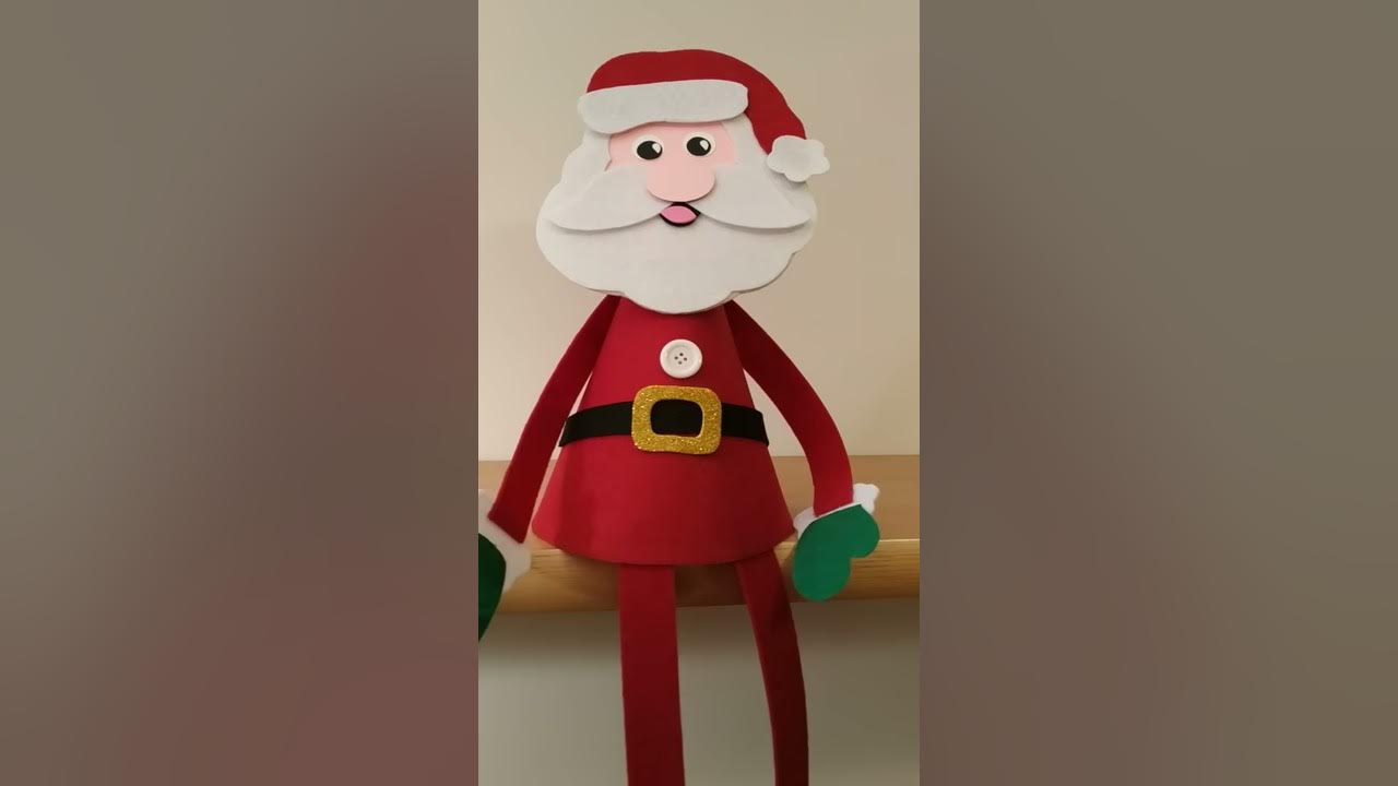 Cartamodello Babbo Natale in feltro - Lavoretti Creativi