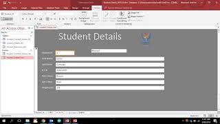 Database Tutorial 10 Form Design View Part 2