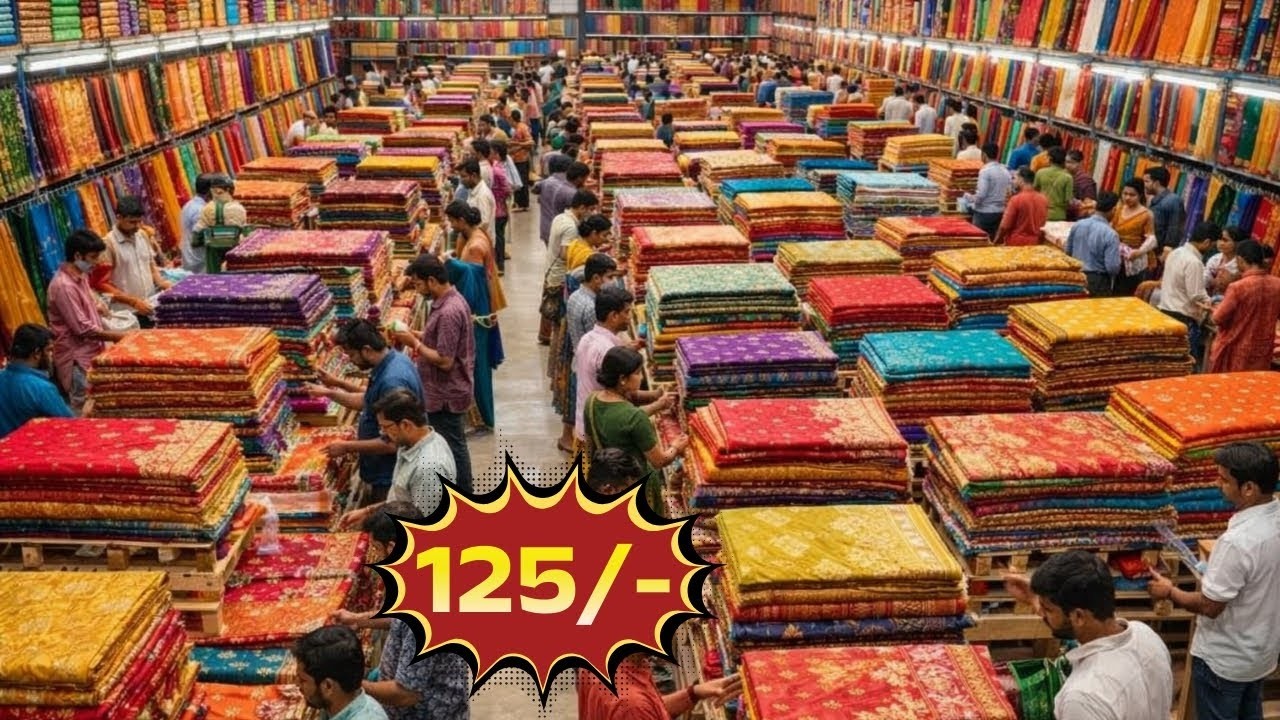 Daily Wear Sarees, ವ್ಯವಹಾರವನ್ನು ಹೇಗೆ ಪ್ರಾರಂಭಿಸುವುದು, Cotton Sarees, Chickpet Wholesale Saree Market