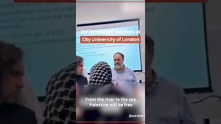 IOF “Professor” Heckled at City University of London