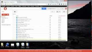 Uploading a folder to your Google Drive with Drag and Drop