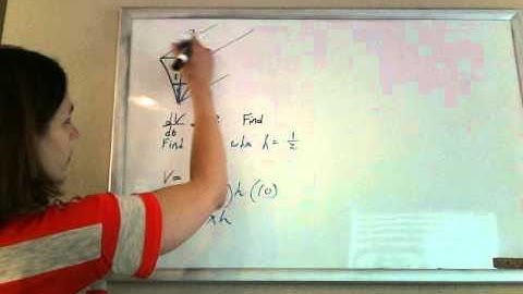 3.9 #20 Stewart 5th ed. Related Rates trough with ends isosceles triangles