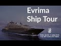 Ritz carlton yacht collection ship tour  the spectacular evrima