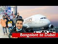 First flight after lockdown | Tulu vlog | Airport guidelines, precautions | Bangalore to Dubai