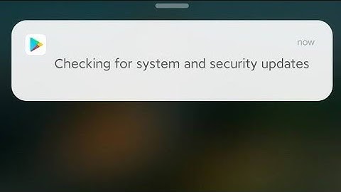 Fix Google Play Store Checking for system and security updates error problem 2025