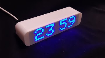 ESP8266 MAX7219 clock & informer