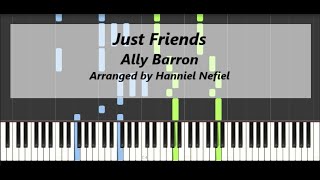 Ally Barron - Just Friends (Advanced Piano Tutorial)