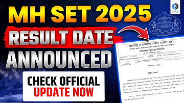 MH SET Mathematics 2025 Result Date Decalred - Big Update | IFAS