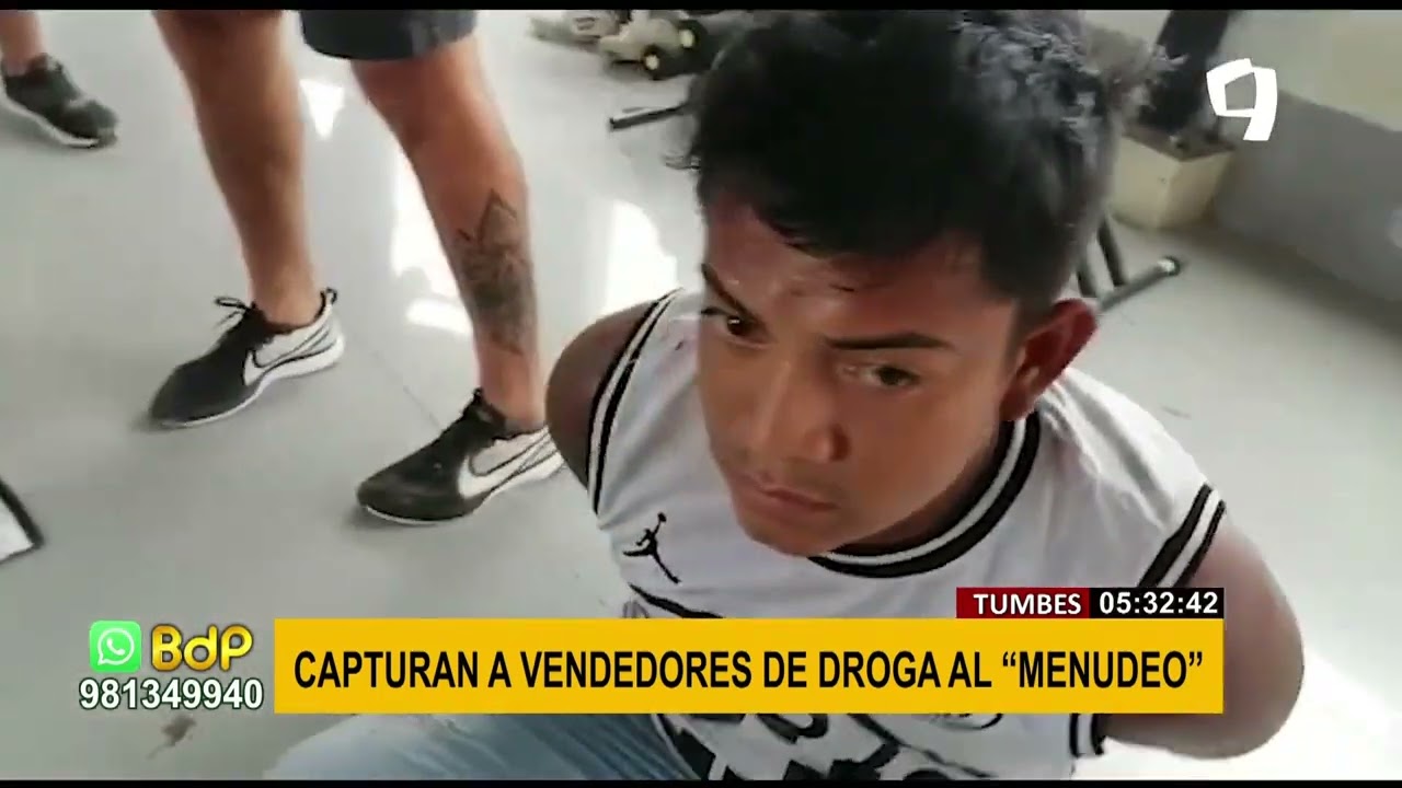 Tumbes: PNP da duro golpe a la comercialización de droga