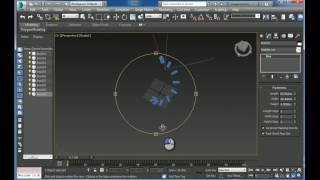 Using Array comand to create spiral stairs in Autodesk 3ds max