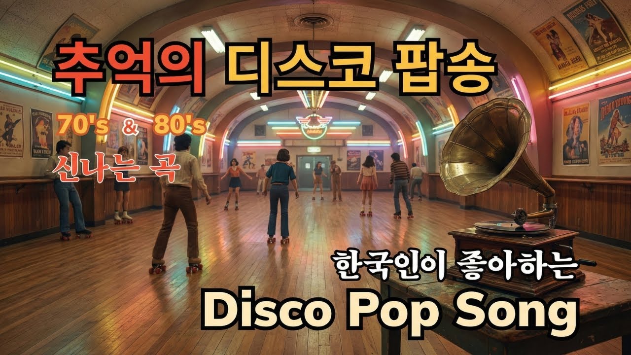 【스페셜】 80년대 전설의 디스코 팝 총집합, 그때 그 시절 롤러장을 뒤흔든 최고의 추억 가요 & 팝송 (한글 자막), Memories Of Oldies Songs