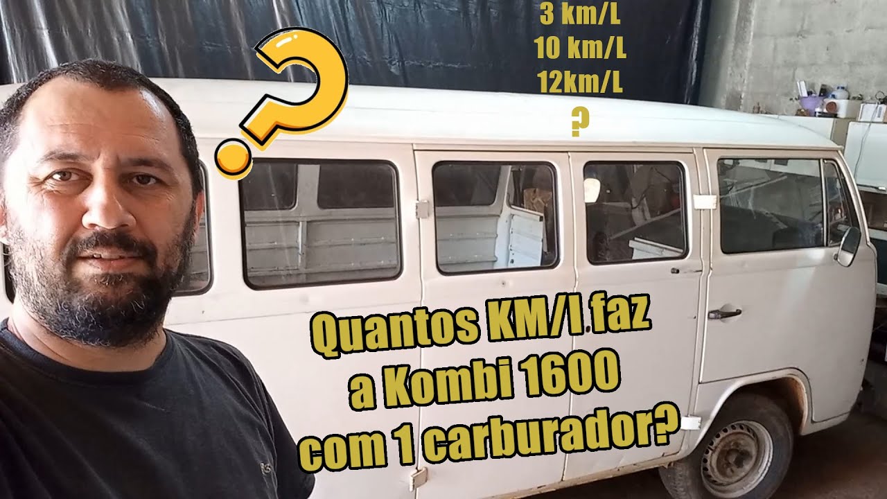 Quanto a kombi faz por litro com carburador simples?