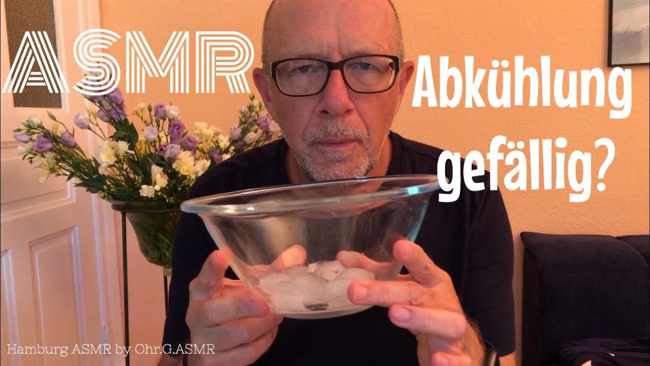 ASMR-Abkühlung gefällig ? Eiswürfel und Café frappé