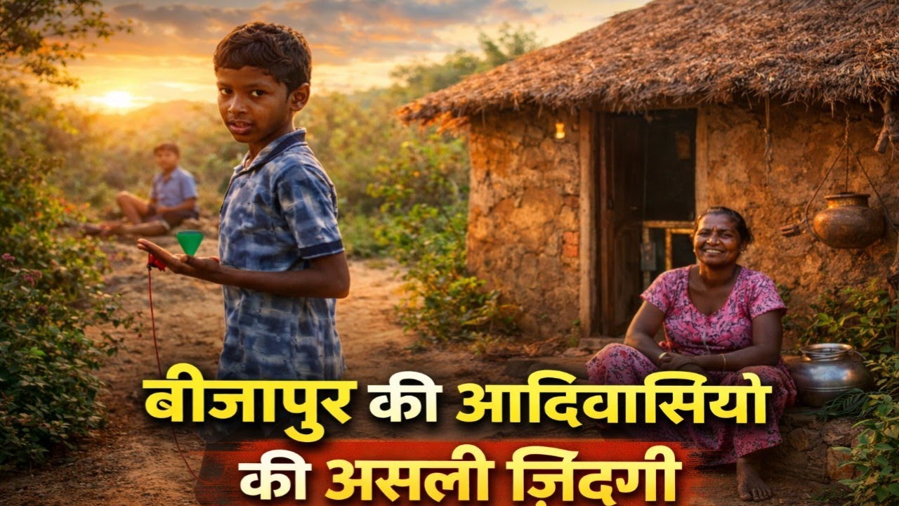 बीजापुर की आदिवासियों की असली ज़िंदगी 🤔🤔 #adivasiculture #villagevlog 