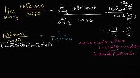 23. Áp dụng đẳng thức lượng giác để tìm giới hạn | Giới hạn và tính liên tục | Giải tích phân
