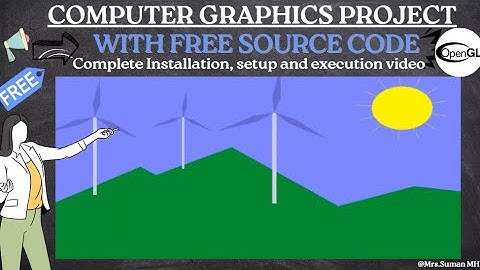 Wind Mill | OpenGL Project | Computer Graphics Project With Free Source Code