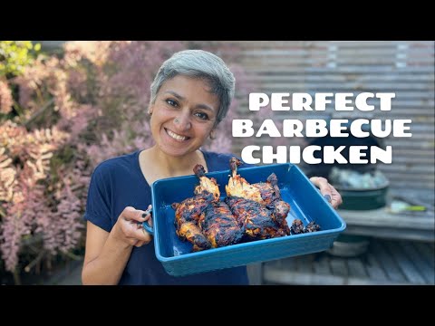 PERFECT BARBECUE CHICKEN  Pomegranate garlic and tomato roast chicken  Food with Chetna