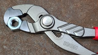 Icon 10' Parrot Nose Nut & Bolt Busting Pliers (Knipex Raptor) Review
