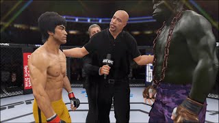 Bruce Lee Vs. Lizard - Ea Sports Ufc 4 - Epic Fight 🔥🐲