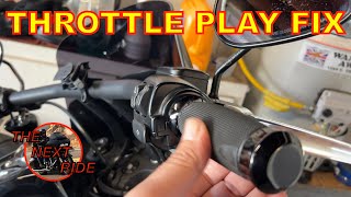 Throttle Play Fix.  All throttle by wire Harley Davidsons.  091