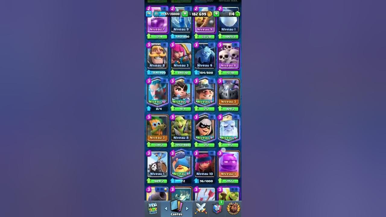 vente de compte clash royal YouTube