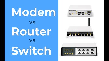 Modem, Router, Switch, Hub and Access Point: What