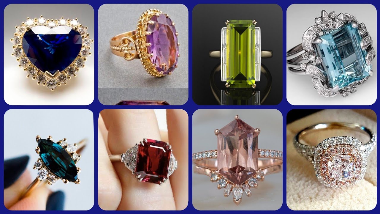 most attractive and Stunning different Gemstone Engagement Rings ...