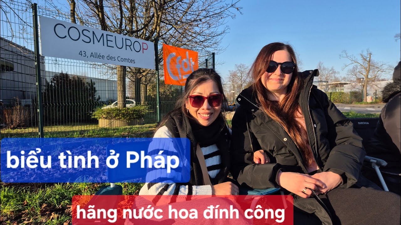 Trở lại sau 1 tuần bị bịnh/ cảnh mùa đông và biểu tình ở hang nước hoa Pháp.