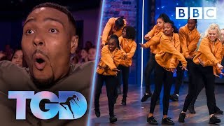 The audience erupts for fiery Prospects Fraternity 🔥 🚒 - The Greatest Dancer | Auditions
