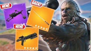 🔴*NEW* FORTNITE STAR WARS COLLAB LEAKED! (New Battle Pass, Mythic Weapons, & MORE!)