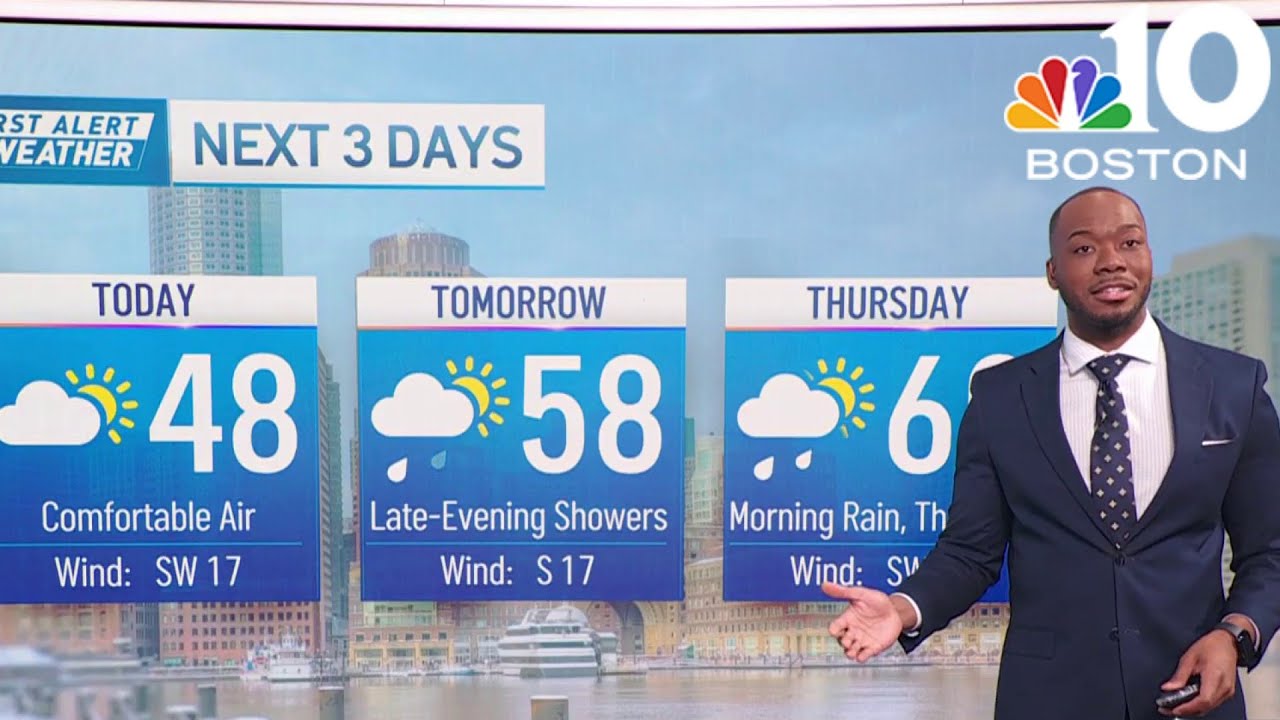 Tracking warmer temperatures and rain heading our way - YouTube