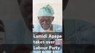Lamidi Apapa takes over Labour Party