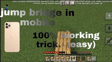 How  to jump bridge in mobile in 1.18.30.22