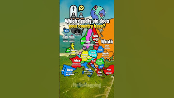 Which deadly sin does your country have? | ItaliaMapping #fypシ゚viral #mapping #fyp #geography #map