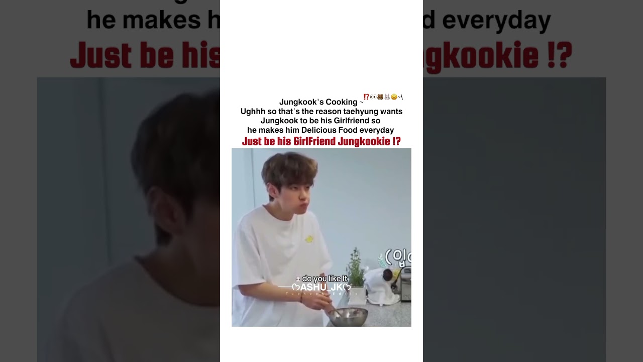 Just be girlfriend Jungkookie 🌚👀⁉️ 