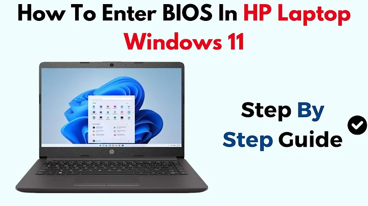How To Enter BIOS In HP Laptop Windows 11
