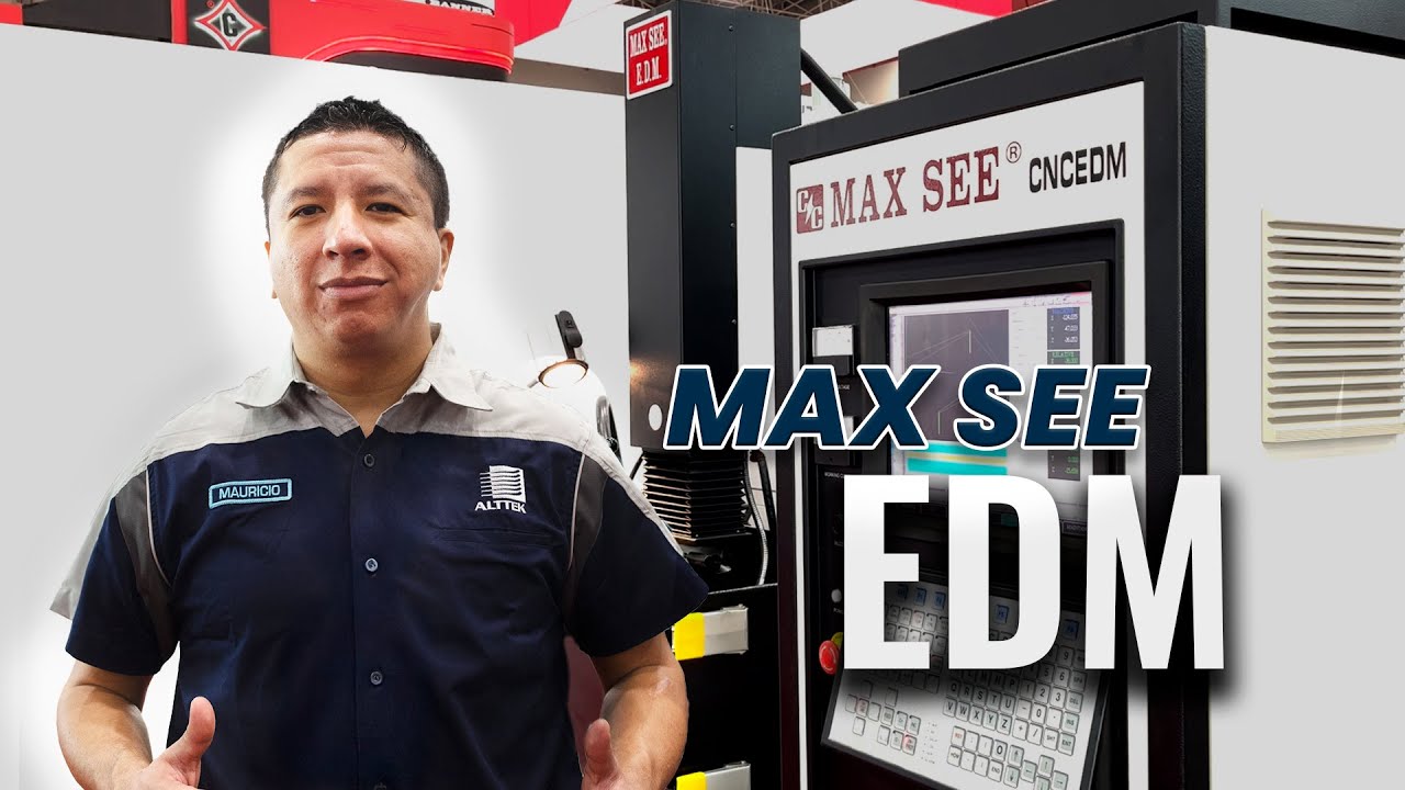 Electroerosionadora CNC Maxsee P-36 | alttek.com - YouTube