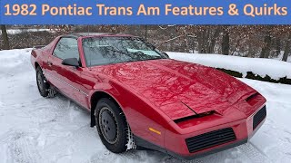 1982 Pontiac Firebird Trans Am  Strange and Cool Features, Quirks & Idiosyncrasies