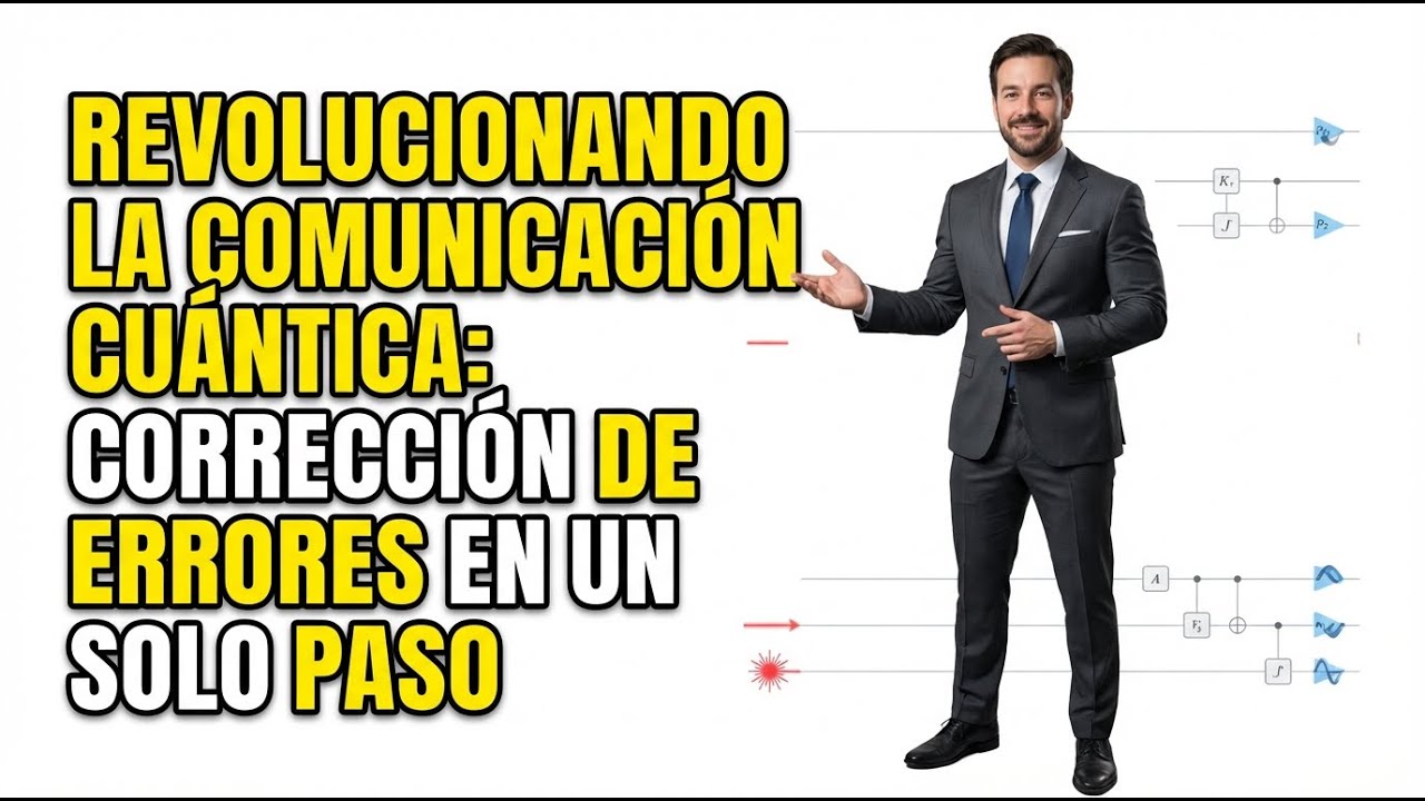 Revolucionando la Comunicación Cuántica: Corrección de Errores en UN SOLO PASO