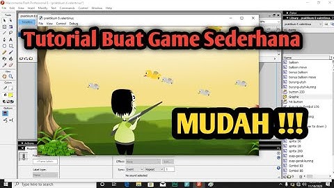 Tutorial Membuat Game Sederhana di Macromedia Flash 8