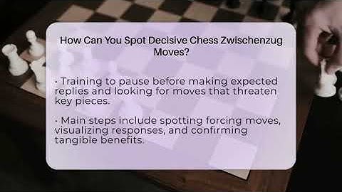 How Can You Spot Decisive Chess Zwischenzug Moves? - The Board Game Xpert
