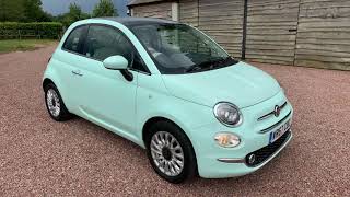 For Sale Mint Green Fiat 500 1.2 Lounge