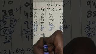 03 faridabad pass singal jodi satta king/ 22 April 2025 satta king faridabad result #faridabad #gali